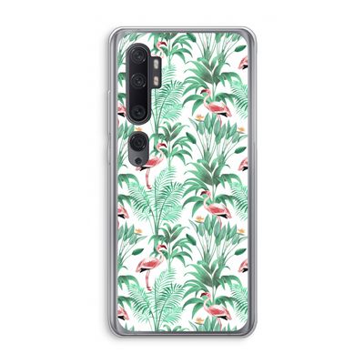 Flamingo bladeren: Xiaomi Mi Note 10 Pro Transparant Hoesje