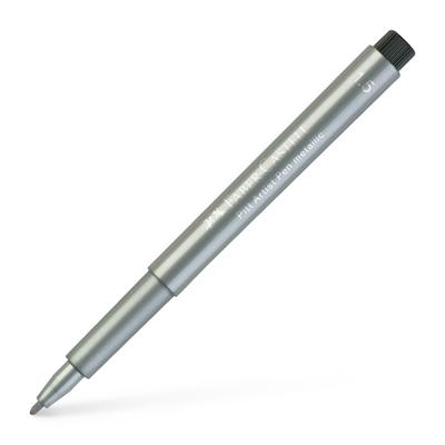 Faber Castell Tekenstift Pitt Artist Pen - 251 zilver