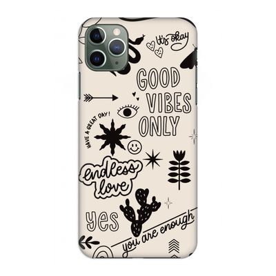Good vibes: Volledig geprint iPhone 11 Pro Max Hoesje