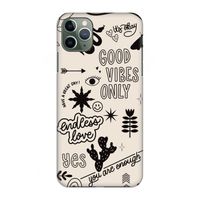 Good vibes: Volledig geprint iPhone 11 Pro Max Hoesje