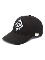 Philipp Plein casquette à logo brodé - Noir - thumbnail