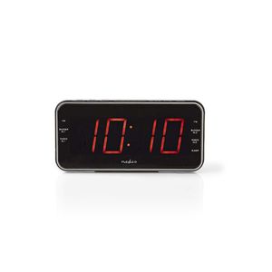 Nedis CLAR004BK Digitale Wekkerradio Led Van 1,8" Fm 20 Voorkeuze-instellingen Sluimeren