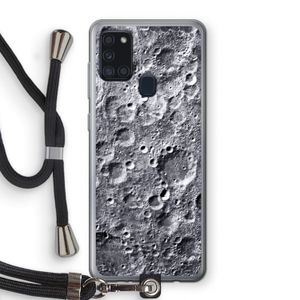 Maanlandschap: Samsung Galaxy A21s Transparant Hoesje met koord