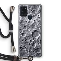 Maanlandschap: Samsung Galaxy A21s Transparant Hoesje met koord