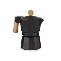 Kinvara Percolator Italiaans koffiezetter - Aluminium - zwart - 150 ml