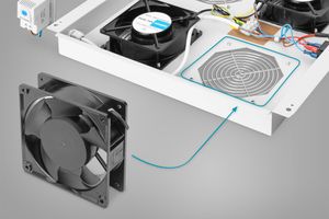 Digitus DN-19 FAN koelsysteem voor computers Computer behuizing Ventilator Zwart