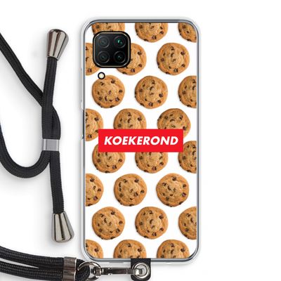 Koekerond: Huawei P40 Lite Transparant Hoesje met koord