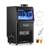VEVOR Commerciële IJsmachine Vrijstaande IJsmachine 40,82 kg/dag LED-scherm