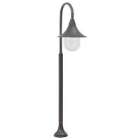 VidaXL Paalverlichting tuin E27 120 cm aluminium brons