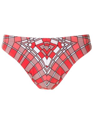 Amir Slama maillot de bain Cocar - Rouge