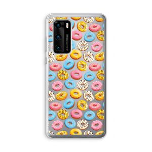 Pink donuts: Huawei P40 Transparant Hoesje