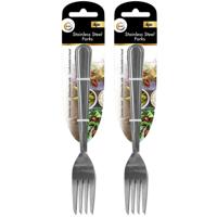 DID Vorken - 8x st - 19 cm - RVS - diner bestek - tafelvorken