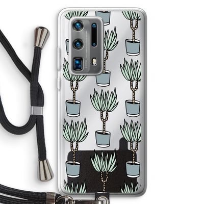 Boompje: Huawei P40 Pro Plus Transparant Hoesje met koord