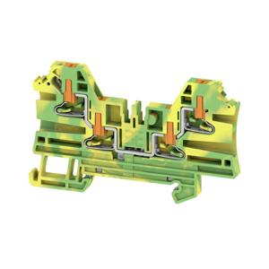 Weidmüller 2847610000 Aardingsklem Push-In-klem, Steekaansluiting Groen-geel 50 stuk(s)