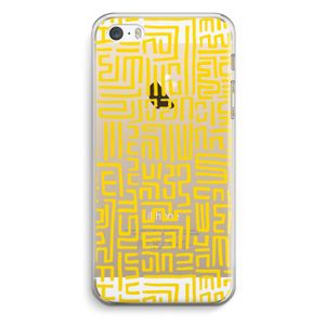 Majorelle Blue Print: iPhone 5 / 5S / SE Transparant Hoesje