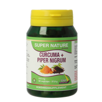 SNP Curcuma & piper nigrum 510mg puur 60 Vegetarische capsules