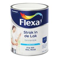 Flexa Strak in de Lak Binnenlak Zijdeglans - Fris Wit - RAL 9016 - thumbnail