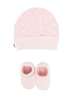 BOSS Kidswear chaussons-bonnet en maille - Rose