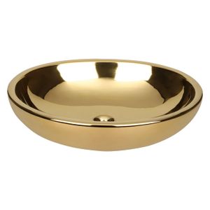 Differnz Dias Waskom 50x38x14cm Keramiek Goud 38.010.51