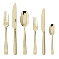 Sambonet Bestekset Flat - Champagne - 36 delig / 6 personen Sambonet Bestekset Flat - Champagne - 36 delig / 6 personen