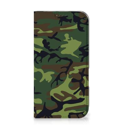 iPhone 16 | Hoesje met Magneet | Army Dark iPhone 16 | Hoesje met Magneet | Army Dark