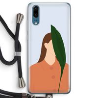 Leaf: Huawei P20 Transparant Hoesje met koord