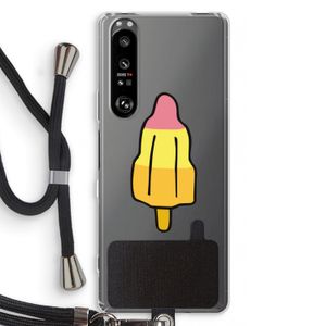 Raketijsje: Sony Xperia 1 III Transparant Hoesje met koord