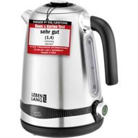 Lebenlang LBE2662 Waterkoker BPA-vrij, Met display Aantal/Volume: 1.7 l RVS