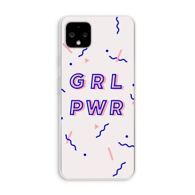GRL PWR: Pixel 4 XL Transparant Hoesje