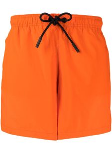 Marcelo Burlon County of Milan short de bain à taille à lien de resserrage - Orange