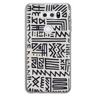 Marrakech print: LG V30 Transparant Hoesje