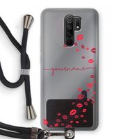 Kusjes: Xiaomi Redmi 9 Transparant Hoesje met koord Kusjes: Xiaomi Redmi 9 Transparant Hoesje met koord