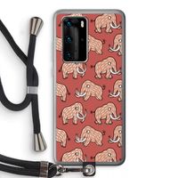 Mammoet: Huawei P40 Pro Transparant Hoesje met koord