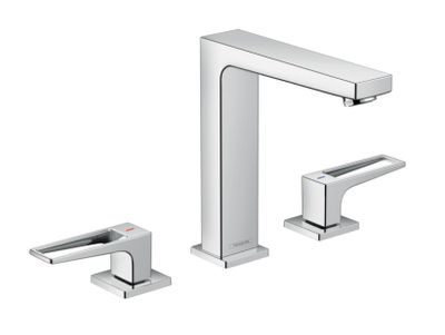 Hansgrohe Metropol 3-gats wastafelkraan waterbesparend chroom