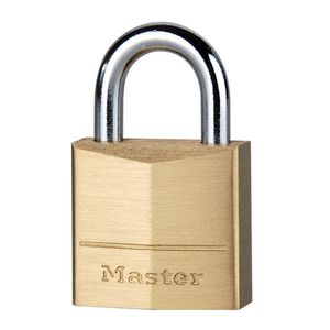 Masterlock 20mm - 11mm steel shackle, 4mm diam. - 3-pin cylinder - 120EURD