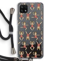 Gymboys: Samsung Galaxy A22 5G Transparant Hoesje met koord