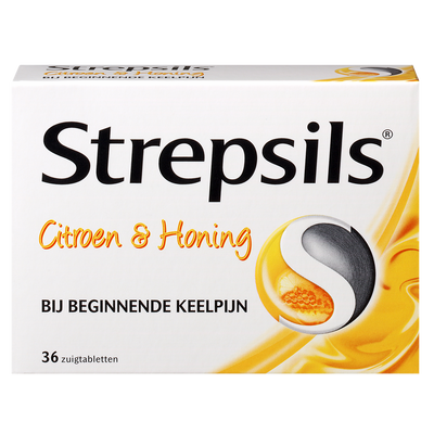 Strepsils Citroen & Honing Zuigtabletten