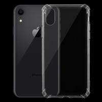 Uiterst dunne transparante TPU zacht beschermhoes voor iPhone XR (transparant)