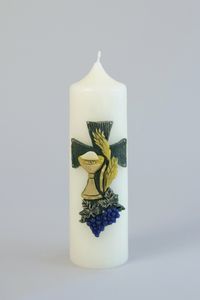 Traditionele Kerkkaars - Communiekaars - 20 x 6 cm