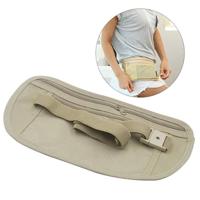 5 STÜCK multifunctionele buiten taille riem tas reizen anti-diefstal onzichtbare telefoon (Khaki)
