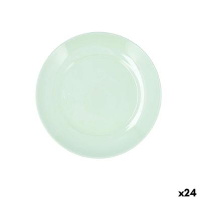 Dessertbord Luminarc Apy Paradise Groen Glas Ø 18 cm (24 Stuks)
