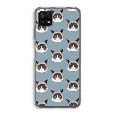 It's a Purrr Case: Samsung Galaxy A22 5G Transparant Hoesje