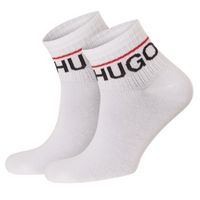 HUGO 2 stuks Label Rib Short Socks - thumbnail