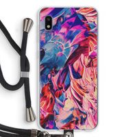 Pink Orchard: Samsung Galaxy A10 Transparant Hoesje met koord