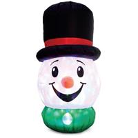 Led sneeuwmanhoofd discolicht polyester, 105 cm Hortus - Hortus Led sneeuwmanhoofd discolicht polyester, 105 cm Hortus - Hortus