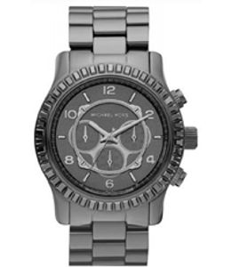 Horlogeband Michael Kors MK5542 Roestvrij staal (RVS) Antracietgrijs 24mm