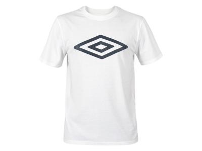 UMBRO Heren T-shirt (Wit, XXl)