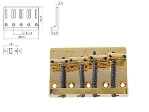 Boston BB-204-G brug-staartstuk