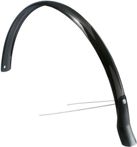 Eurofender Achterspatbord 28" 51mm glans zwart