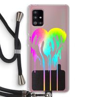 Hold My Heart: Samsung Galaxy A51 5G Transparant Hoesje met koord